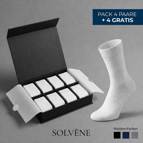 Solvène Halbhohe Socken aus Premium-Bambusfaser